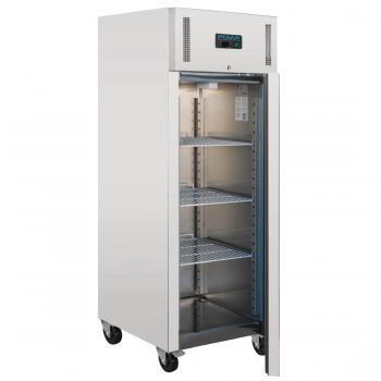 Polar Kühlschrank Edelstahl 650L